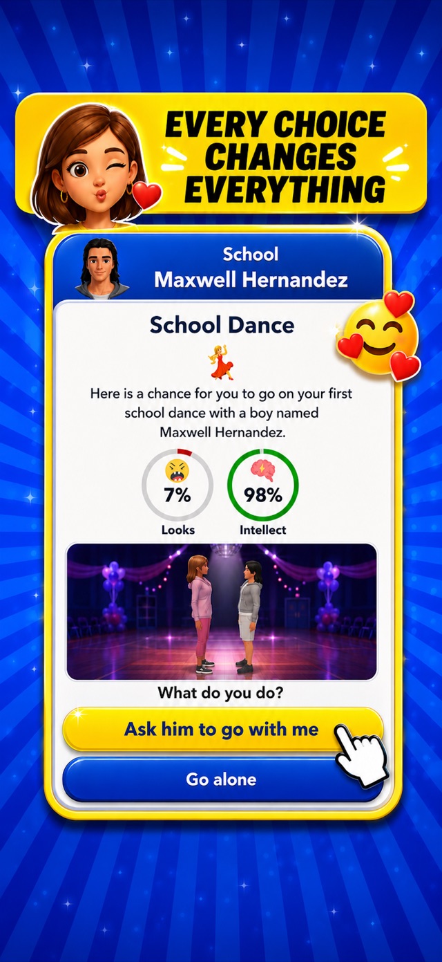 Every choice changes everything — school dance decision