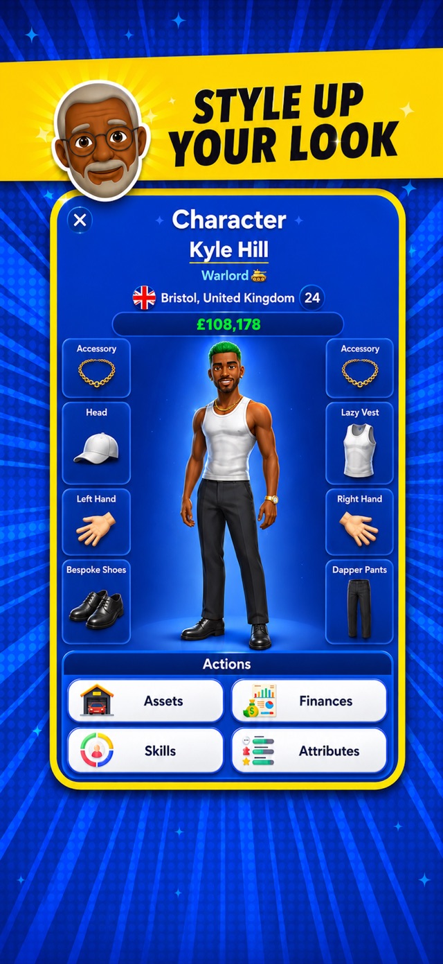 Style up your look — character customization