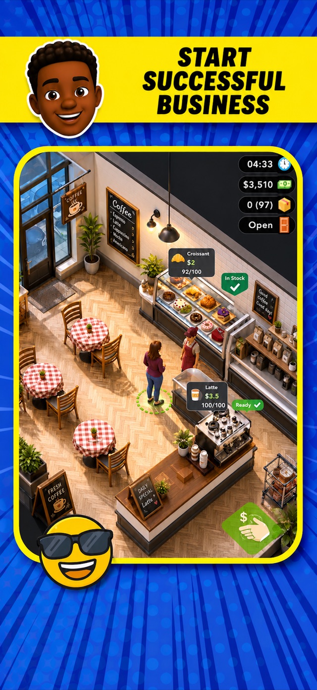 Start a successful business — run your own café
